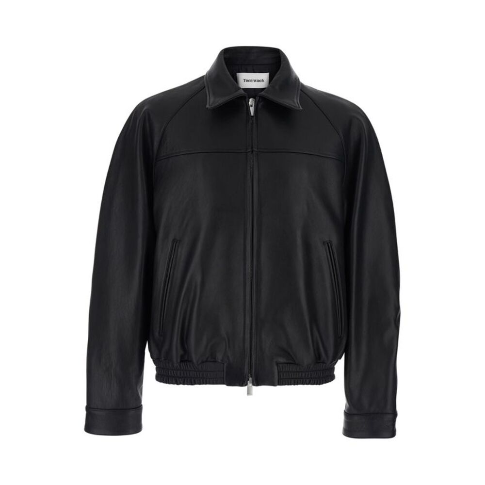 Tonywack Men Vintage Lamb Leather
Bomber Jacket
